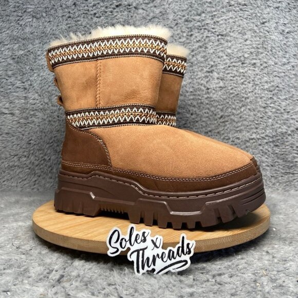 UGG Classic Mini TrailGazer Boot Sizes 6-8 Women Chestnut 1158322 - Picture 2 of 6